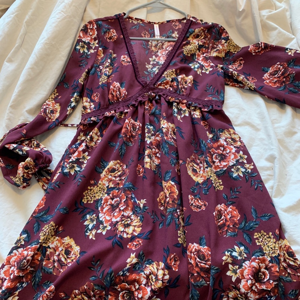 Floral target dress